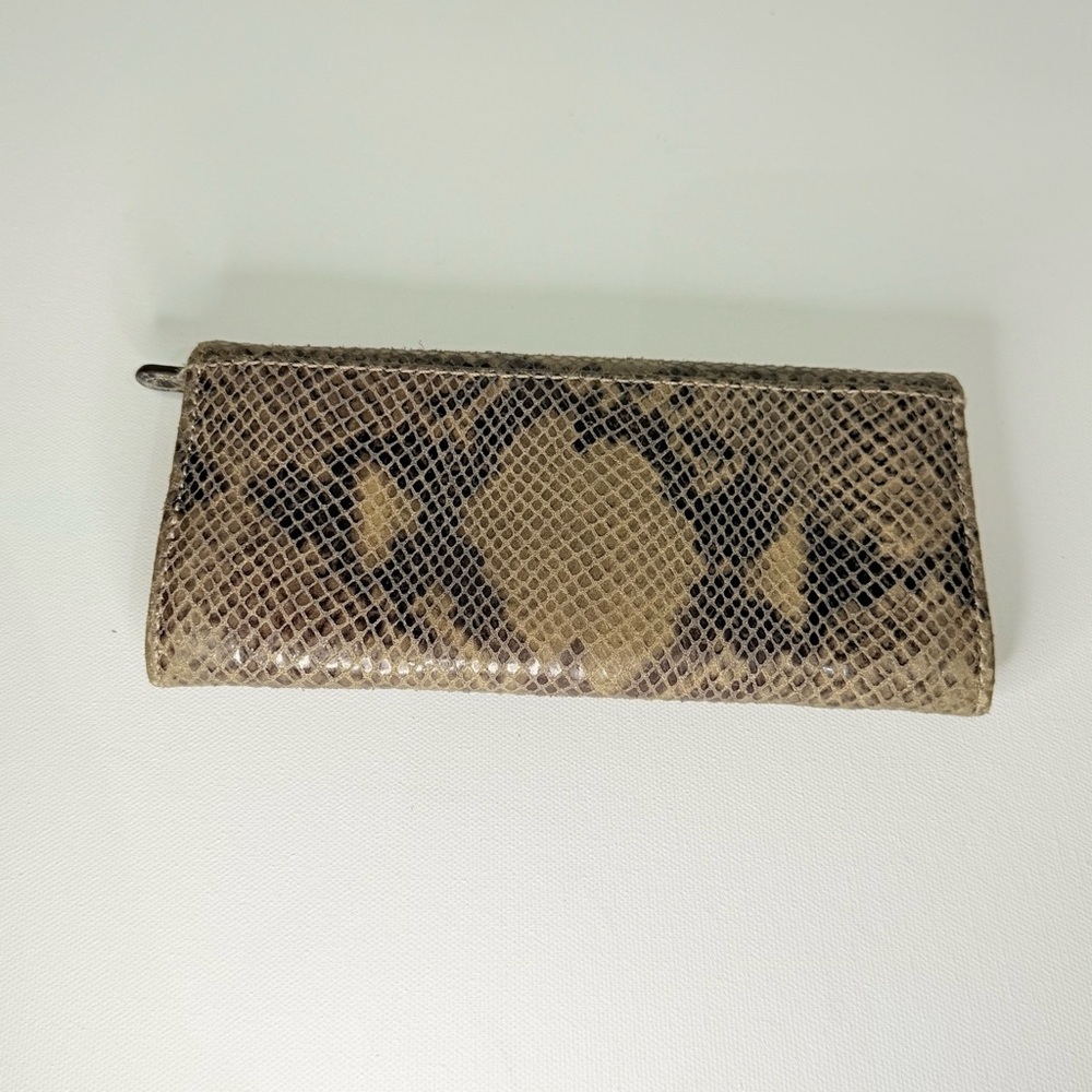 Michael Kors Fulton Python Embossed Leather Flap … - image 3